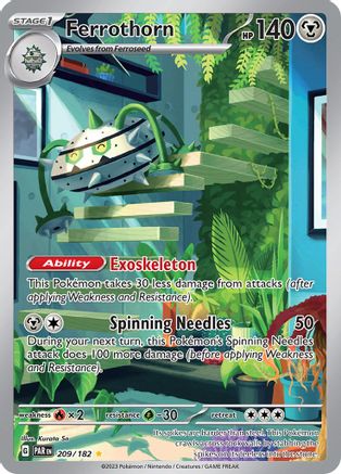 Ferrothorn - 209/182 (209/182) [SV04] Pokemon - Paradox Rift