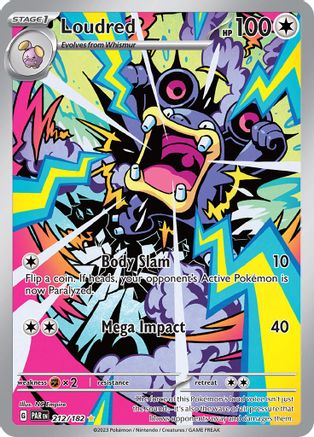 Loudred - 212/182 (212/182) [SV04] Pokemon - Paradox Rift