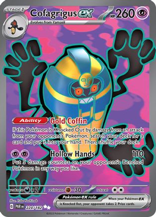 Cofagrigus ex - 224/182 (224/182) [SV04] Pokemon - Paradox Rift