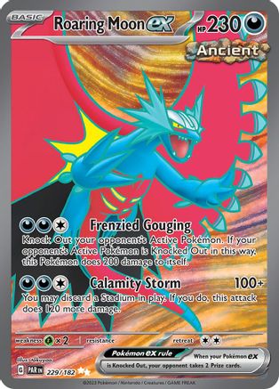 Roaring Moon ex - 229/182 (229/182) [SV04] Pokemon - Paradox Rift