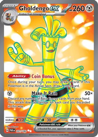 Gholdengo ex - 231/182 (231/182) [SV04] Pokemon - Paradox Rift