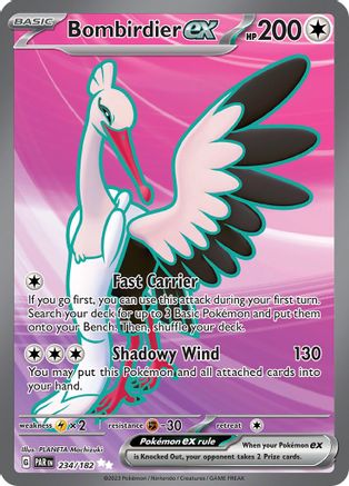 Bombirdier ex - 234/182 (234/182) [SV04] Pokemon - Paradox Rift