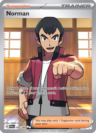 Norman - 237/182 (237/182) [SV04] Pokemon - Paradox Rift