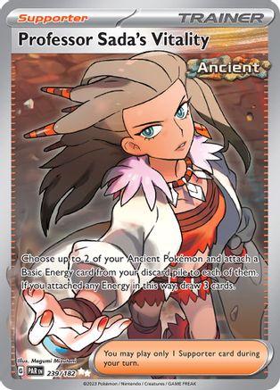 Professor Sada's Vitality - 239/182 (239/182) [SV04] Pokemon - Paradox Rift