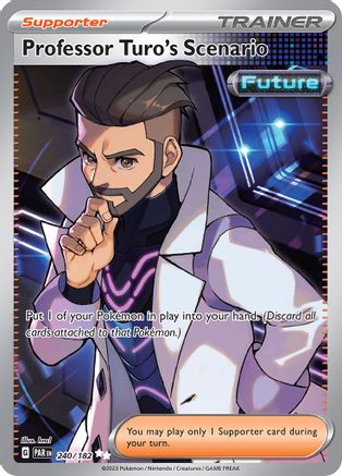 Professor Turo's Scenario - 240/182 (240/182) [SV04] Pokemon - Paradox Rift