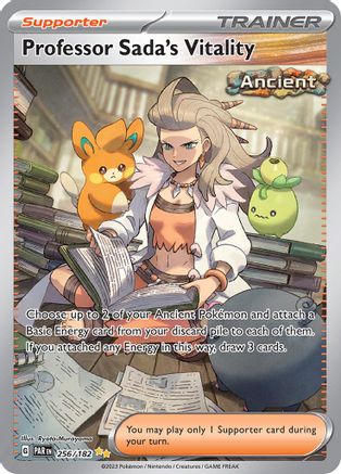 Professor Sada's Vitality - 256/182 (256/182) [SV04] Pokemon - Paradox Rift