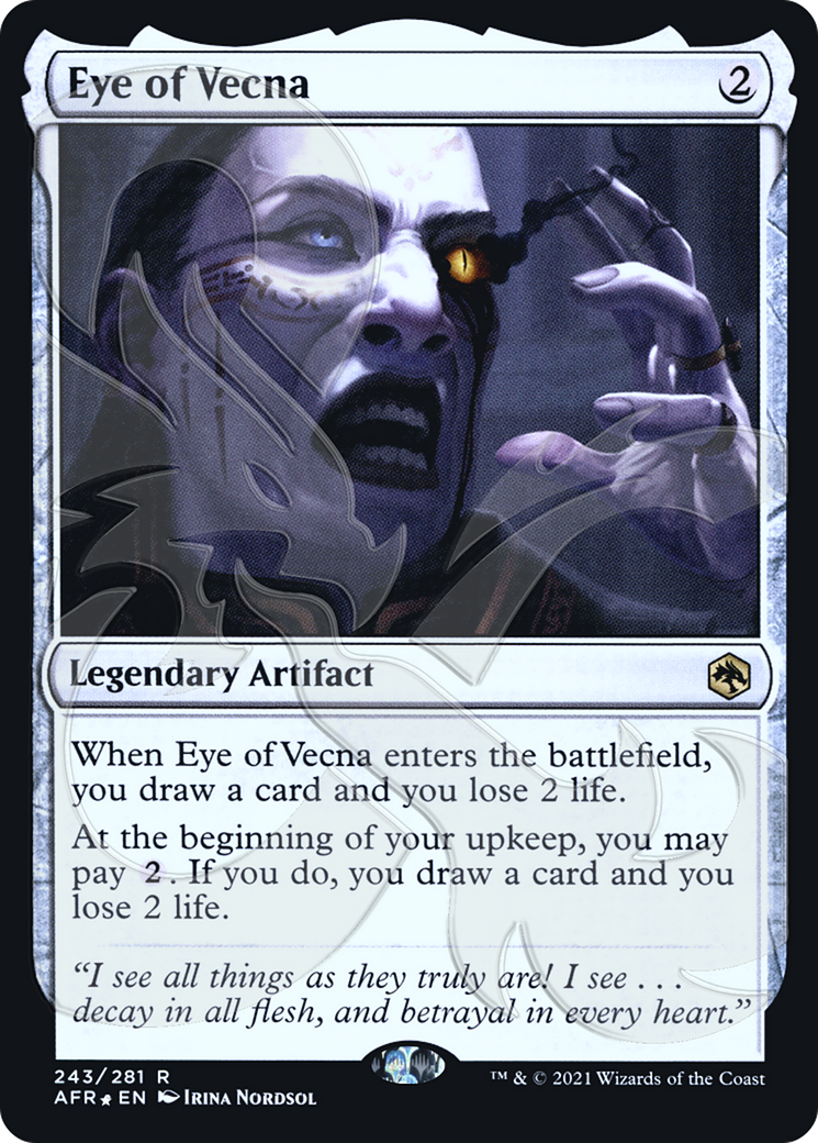 FOIL Eye of Vecna (AFR&-243) - Adventures in the Forgotten Realms Promos - Magic The Gathering