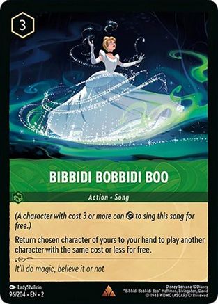 Bibbidi Bobbidi Boo (96/204) - Rise of the Floodborn Cold Foil - Lorcana