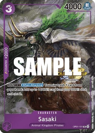 Sasaki (CS 2023 Event Pack) (OP01-101) - One Piece Promotion Cards