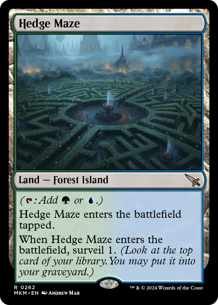Hedge Maze (MKM-262) - Murders at Karlov Manor - Magic The Gathering