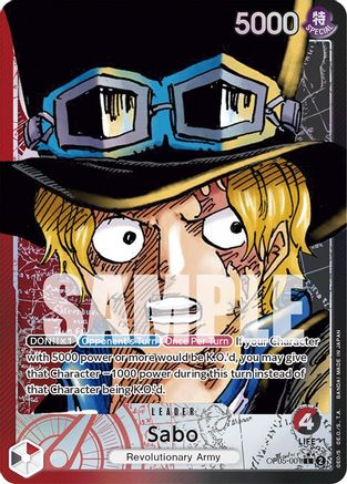 Sabo (001) (Alternate Art) [OP05-001] One Piece - Awakening of the New Era