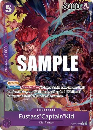 Eustass"Captain"Kid (Alternate Art) [OP05-074] One Piece - Awakening of the New Era