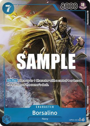 Borsalino (Alternate Art) [OP05-051] One Piece - Awakening of the New Era