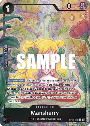 Mansherry (Alternate Art) [OP05-088] One Piece - Awakening of the New Era