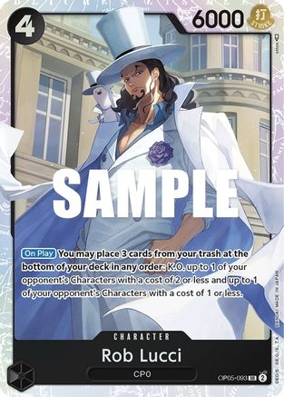 Rob Lucci (093) [OP05-093] One Piece - Awakening of the New Era