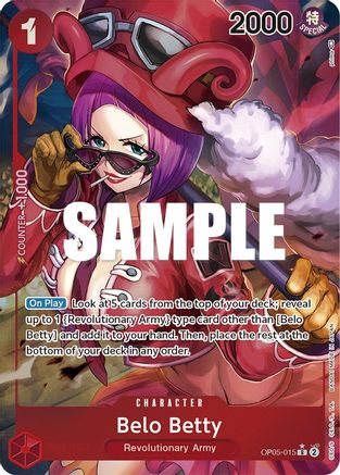 Belo Betty (015) (Alternate Art) [OP05-015] One Piece - Awakening of the New Era