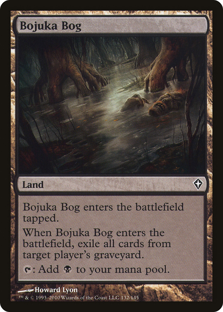 FOIL Bojuka Bog (WWK-132) - Worldwake - Magic The Gathering