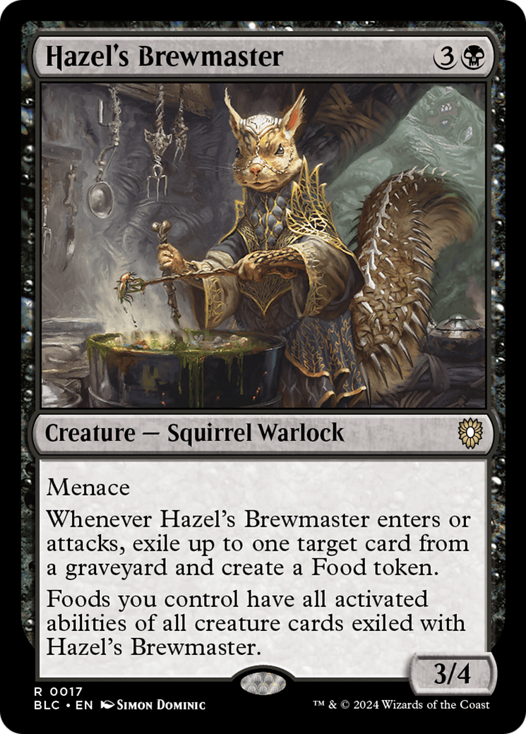 Hazel's Brewmaster (BLC-017) - Bloomburrow Commander - Magic The Gathering