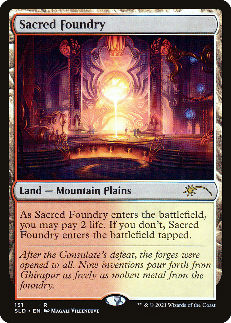 Sacred Foundry (SLD-131) - Secret Lair Drop - Magic The Gathering