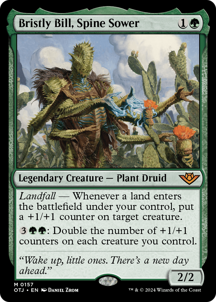 Bristly Bill, Spine Sower (OTJ-157) - Outlaws of Thunder Junction - Magic The Gathering