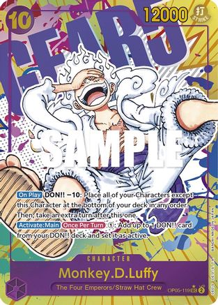 Monkey.D.Luffy (119) (Alternate Art) [OP05-119] One Piece - Awakening of the New Era