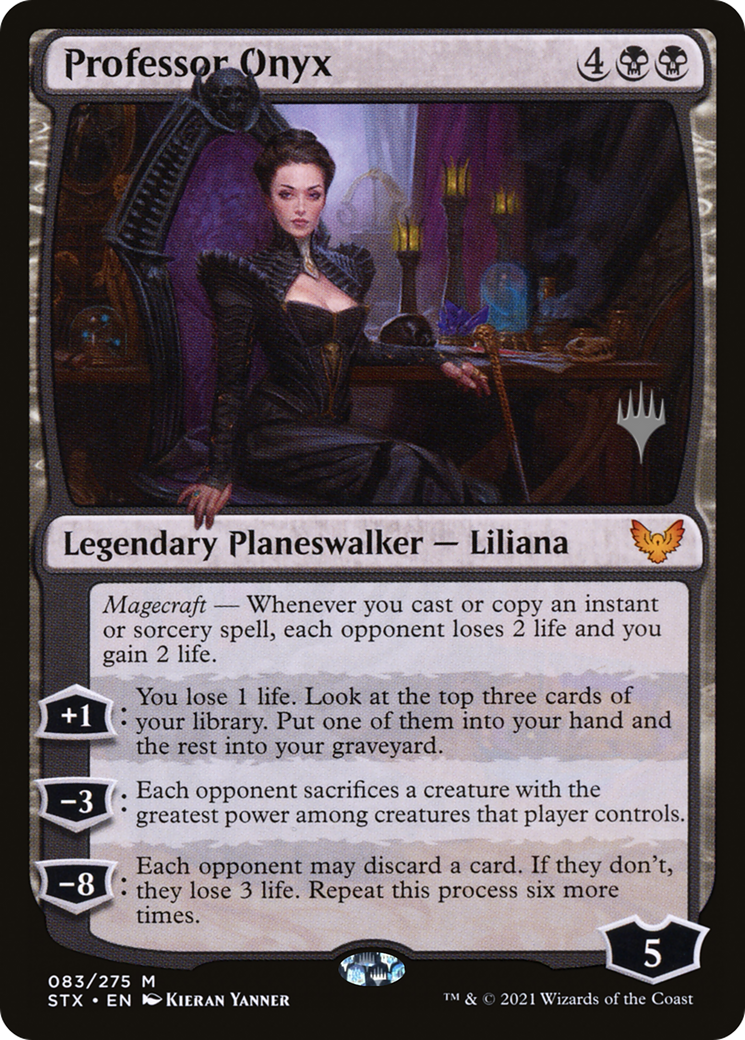 FOIL Professor Onyx (PPSTX-83P) - Strixhaven: School of Mages Promos - Magic The Gathering