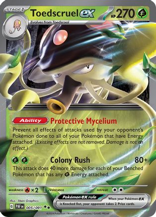 Toedscruel ex - [005/091] SV: Paldean Fates Pokemon