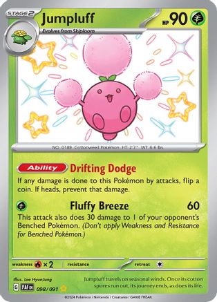 Jumpluff [098/091] SV: Paldean Fates Pokemon