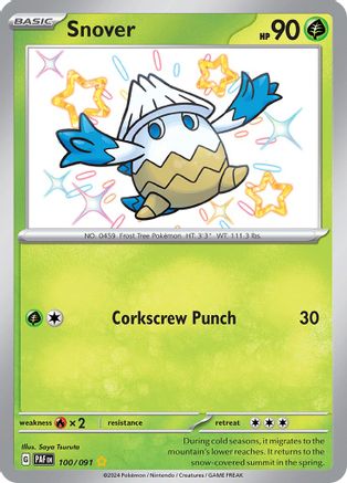 Snover [100/091] SV: Paldean Fates Pokemon