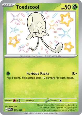 Toedscool - [105/091] SV: Paldean Fates Pokemon