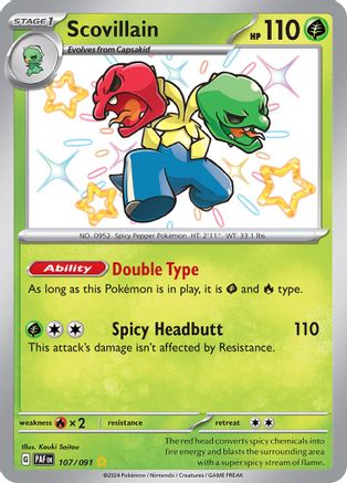 Scovillain [107/091] SV: Paldean Fates Pokemon