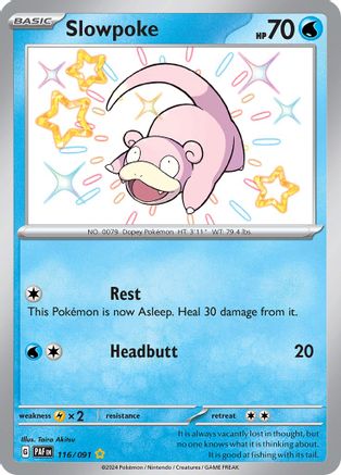 Slowpoke [116/091] SV: Paldean Fates Pokemon
