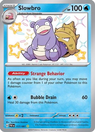 Slowbro [117/091] SV: Paldean Fates Pokemon