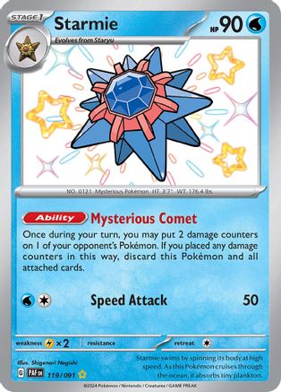 Starmie [119/091] SV: Paldean Fates Pokemon