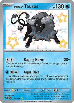 Paldean Tauros - [120/091] SV: Paldean Fates Pokemon