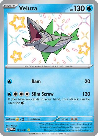 Veluza - [125/091] SV: Paldean Fates Pokemon