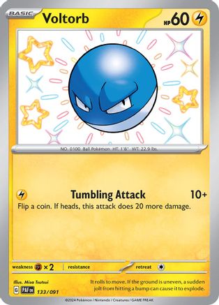 Voltorb [133/091] SV: Paldean Fates Pokemon