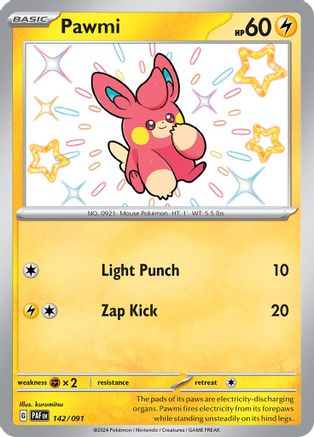 Pawmi - 142/091 [142/091] SV: Paldean Fates Pokemon