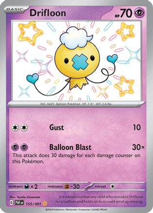 Drifloon [155/091] SV: Paldean Fates Pokemon