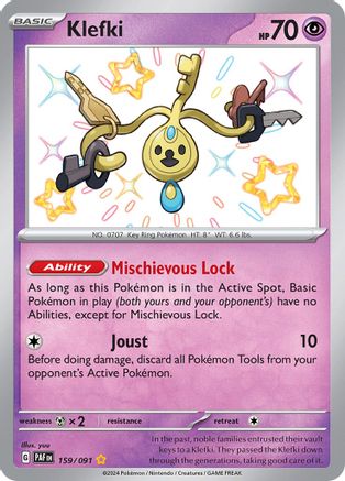 Klefki [159/091] SV: Paldean Fates Pokemon