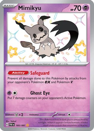 Mimikyu - [160/091] SV: Paldean Fates Pokemon