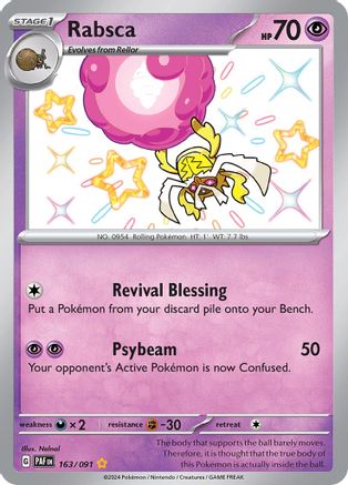 Rabsca [163/091] SV: Paldean Fates Pokemon