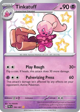 Tinkatuff [166/091] SV: Paldean Fates Pokemon
