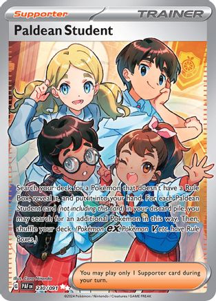 Paldean Student - [230/091] SV: Paldean Fates Pokemon