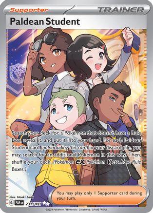 Paldean Student - [231/091] SV: Paldean Fates Pokemon