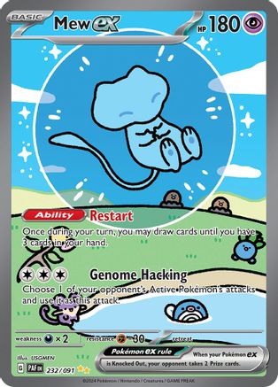 Mew ex - [232/091] SV: Paldean Fates Pokemon