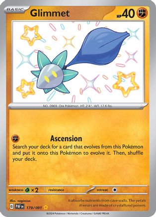 Glimmet [179/091] SV: Paldean Fates Pokemon