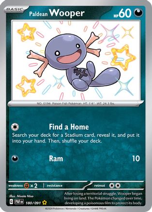 Paldean Wooper - [180/091] SV: Paldean Fates Pokemon