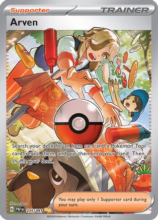 Arven [235/091] SV: Paldean Fates Pokemon