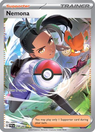 Nemona - [238/091] SV: Paldean Fates Pokemon